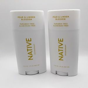 NATIVE Deodorant x2 Pear & Linden Blossom